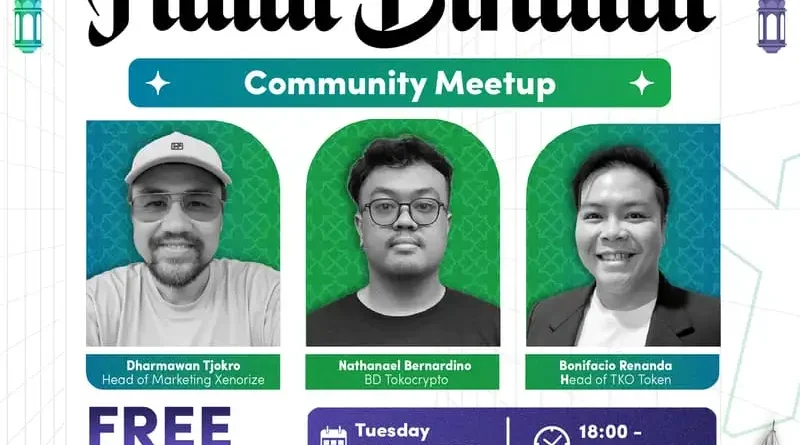 Ilustrasi Community Meetup kripto di T-Hub Tokocrypto untuk Stapo.id