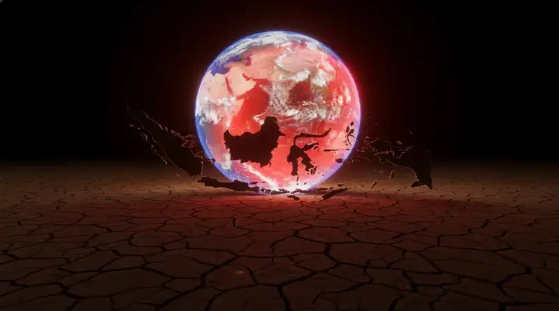 Visualisasi fenomena Godzilla El Nino untuk Stapo.id
