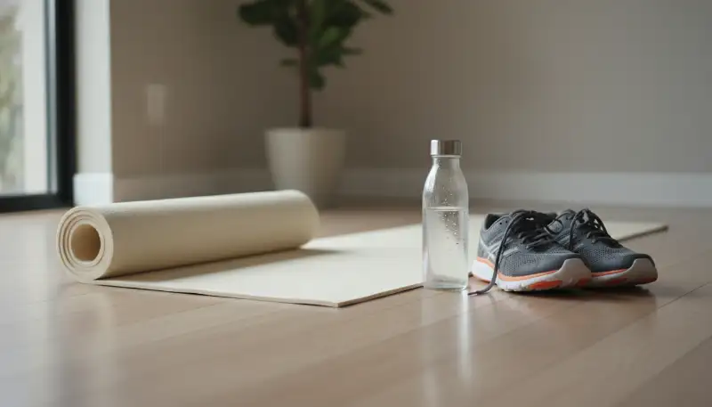 Ilustrasi aktivitas Bakar Lemak melalui olahraga mandiri di rumah untuk Stapo.id