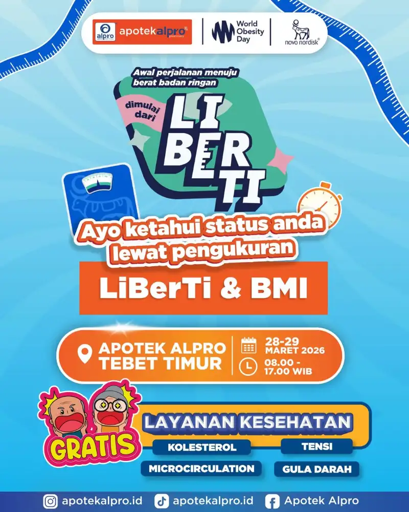 Peralatan medis simbolis untuk layanan cek kesehatan gratis.