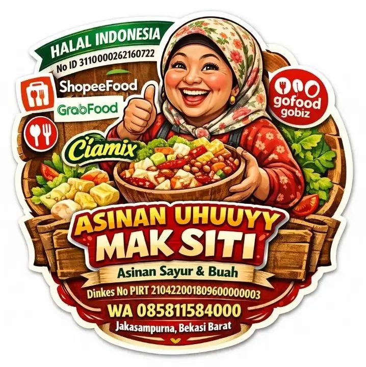 Ilustrasi Asinan Uhuuyy yang segar untuk Stapo.id