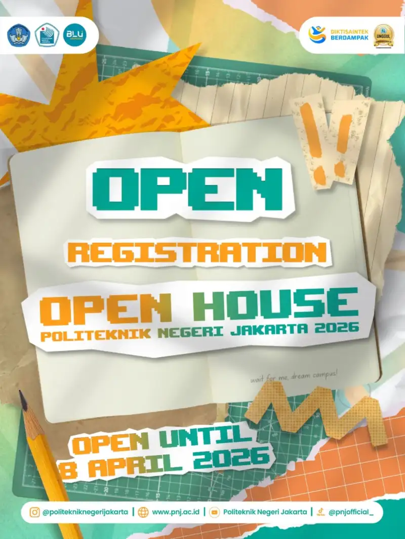 Ilustrasi Open House PNJ 2026 untuk Stapo.id