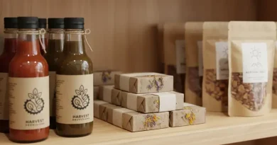 Ilustrasi Produk lokal di etalase toko untuk Stapo.id