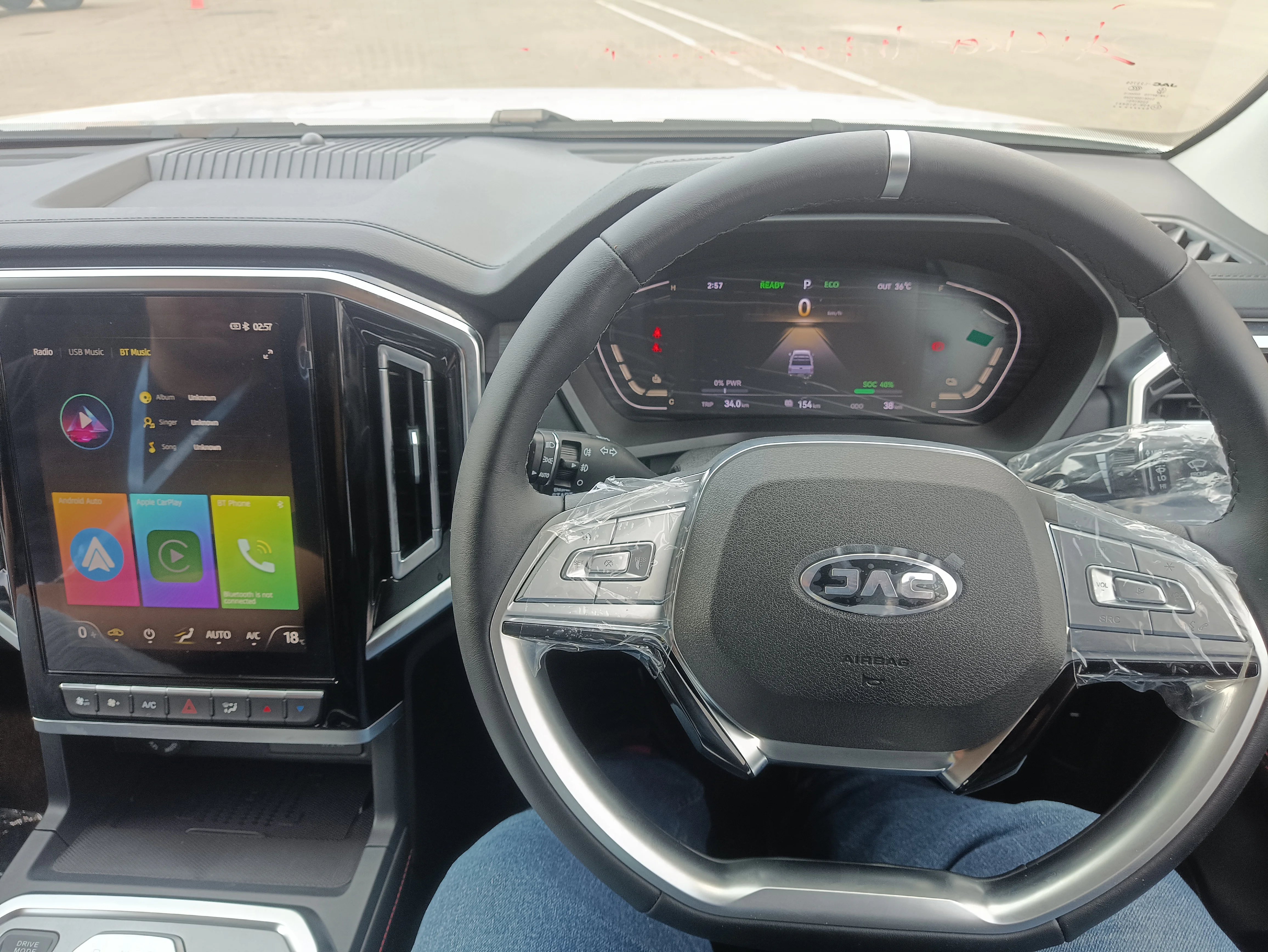 Interior Dashboard JAC Trekker T9 EV (arsip stapo.id)