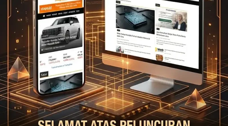 Ilustrasi Tampilan Website Baru untuk Stapo.id