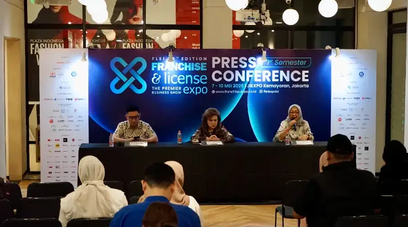 Ilustrasi grafis minimalis pameran bisnis dan simbol peluang kewirausahaan