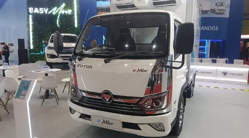 Mini truk listrik Foton e-Miller untuk logistik perkotaan
