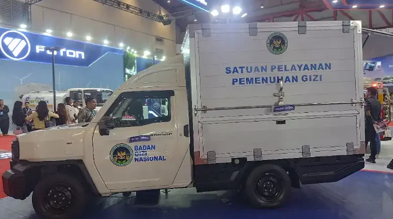 Toyota Hilux Rangga dengan modifikasi bodi dry box untuk distribusi logistik nasional.