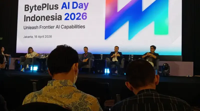 Simbol jaringan kecerdasan buatan digital yang memancarkan cahaya biru dan emas yang modern