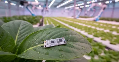 Perangkat sensor RFID tanpa baterai yang dikembangkan untuk mendukung teknologi pertanian modern dan smart farming.
