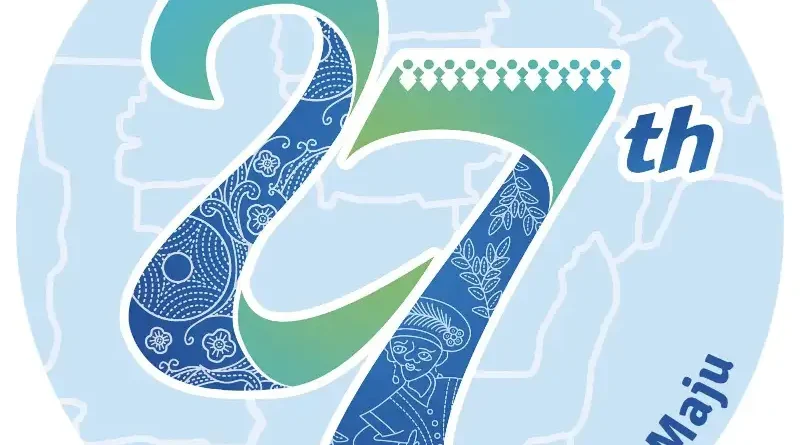 Visualisasi pembangunan infrastruktur jalan di Kota Depok pada peringatan hari jadi ke-27.