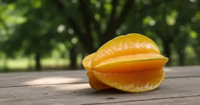 Buah belimbing dewa yang segar dan berwarna kuning oranye sebagai ikon Kota Depok.