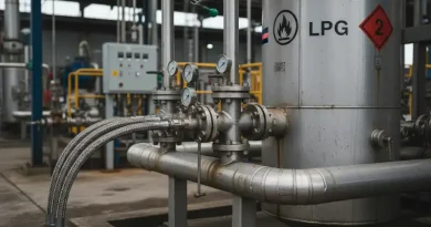 Fasilitas pengolahan gas alam dan kompresi CNG untuk energi domestik