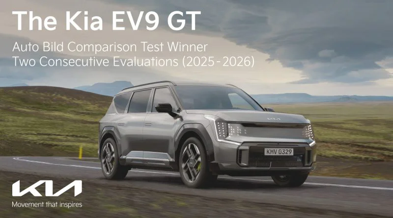 Kia EV9 GT Menangkan ‘Comparison Test’ Auto Bild Jerman, Perkuat Posisi di Segmen SUV Listrik Premium