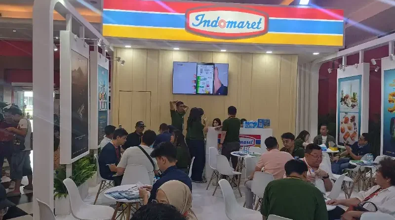 Ilustrasi konsep investasi waralaba minimarket modern