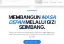Antarmuka digital portal SiapMBG.com yang dikembangkan oleh pemuda Papua untuk transparansi program Makan Bergizi Gratis.