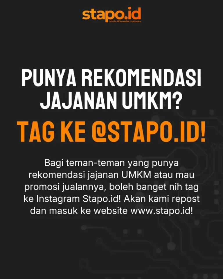 Ilustrasi Pengumuman Resmi Stapo.id untuk kampanye UMKM