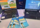 Ilustrasi simbol teknologi kecerdasan buatan dalam pembelajaran bahasa