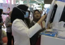 Layanan perawatan kulit wajah di klinik kecantikan pameran