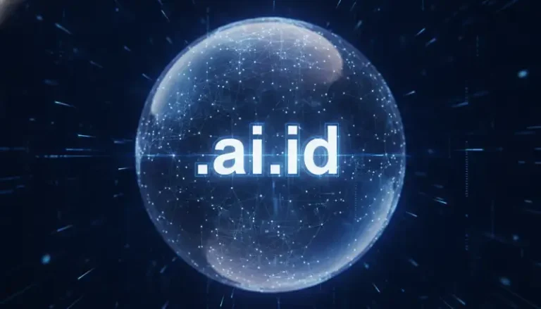 Ilustrasi Domain .ai.id untuk Stapo.id