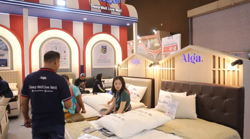 Ilustrasi interior kamar tidur dengan kasur premium yang nyaman dan minimalis.