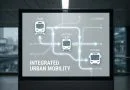 Ilustrasi jaringan transportasi publik perkotaan yang terintegrasi modern