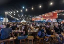 Ilustrasi ragam kuliner malam festival