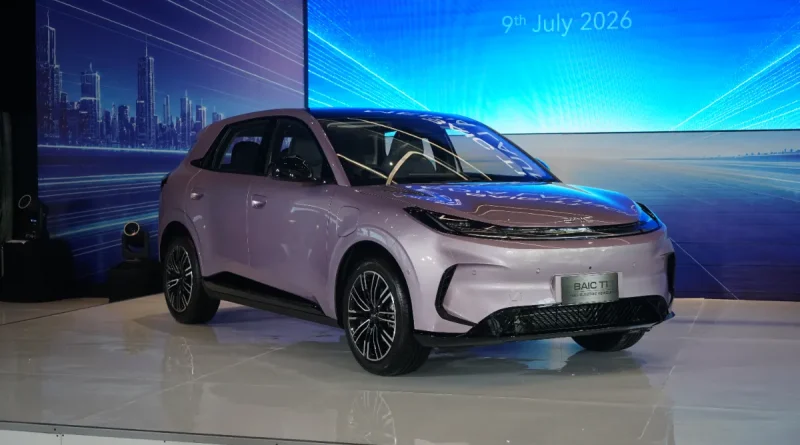 Peluncuran mobil listrik hatchback crossover premium BAIC T1 di Indonesia
