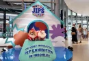 Ilustrasi simbolis ekosistem hewan peliharaan dengan siluet anjing dan kucing