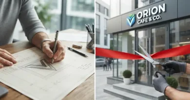 Membangun Bisnis Sendiri atau Membeli Franchise, Mana Pilihan Terbaik? Ilustrasi perbandingan antara membangun bisnis mandiri dari nol dengan membeli lisensi waralaba atau franchise.