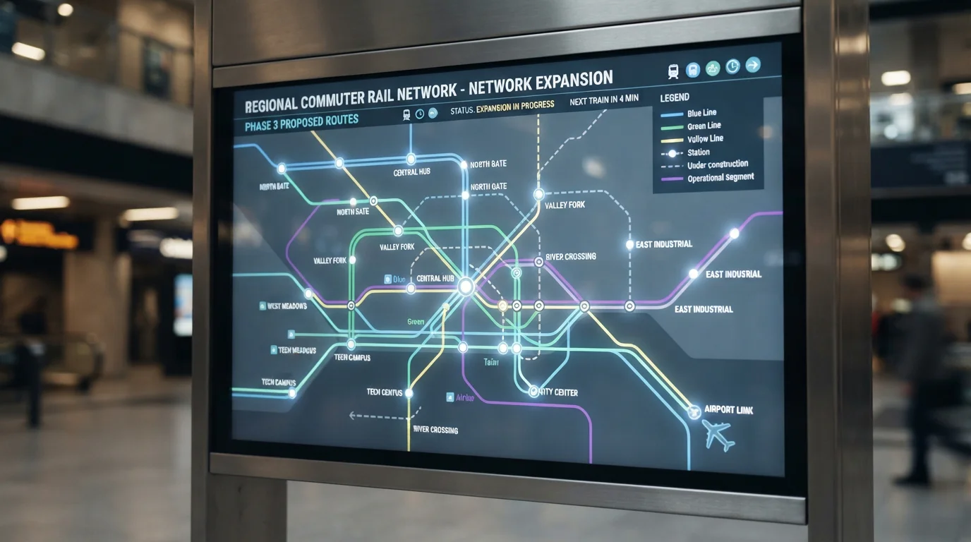 Ilustrasi peta rute KRL Commuter Line