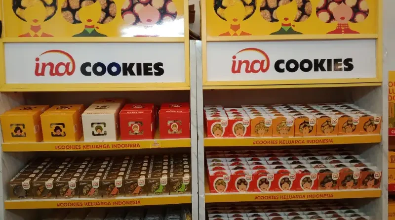 Ilustrasi kemitraan Ina Cookies untuk Stapo.id