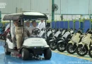 Ilustrasi stasiun pengisian daya motor listrik nasional
