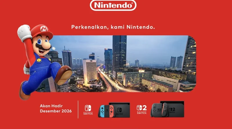 Ilustrasi konsol game portabel sebagai simbol masuknya Nintendo di Indonesia secara resmi