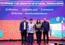 Sertifikat standardisasi usaha dan logo kemitraan bisnis legal.