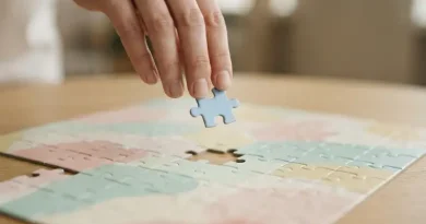 Cara Berhenti Mencari Kesempurnaan untuk Hidup Lebih Tenang Ilustrasi minimalis tentang berdamai dengan ketidaksempurnaan hidup.