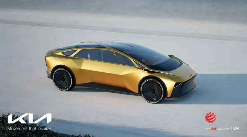 Visualisasi konsep interior digital dan futuristis dari Kia Vision Meta Turismo