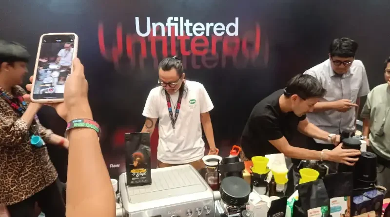 Ilustrasi pameran kopi di Indonesia Coffee Expo untuk Stapo.id