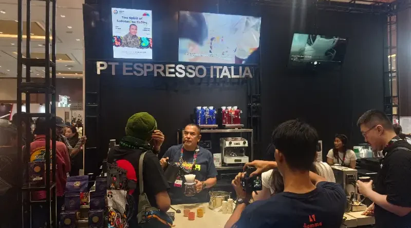 Ilustrasi gelato kopi untuk Stapo.id