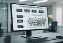 Struktur visual sistem bisnis mandiri yang tersistematisasi dengan baik dalam manajemen perusahaan modern.