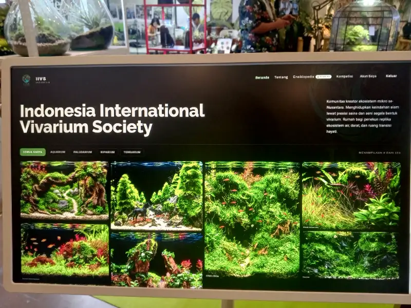 Ilustrasi Ensiklopedia Vivarium Digital untuk Stapo.id