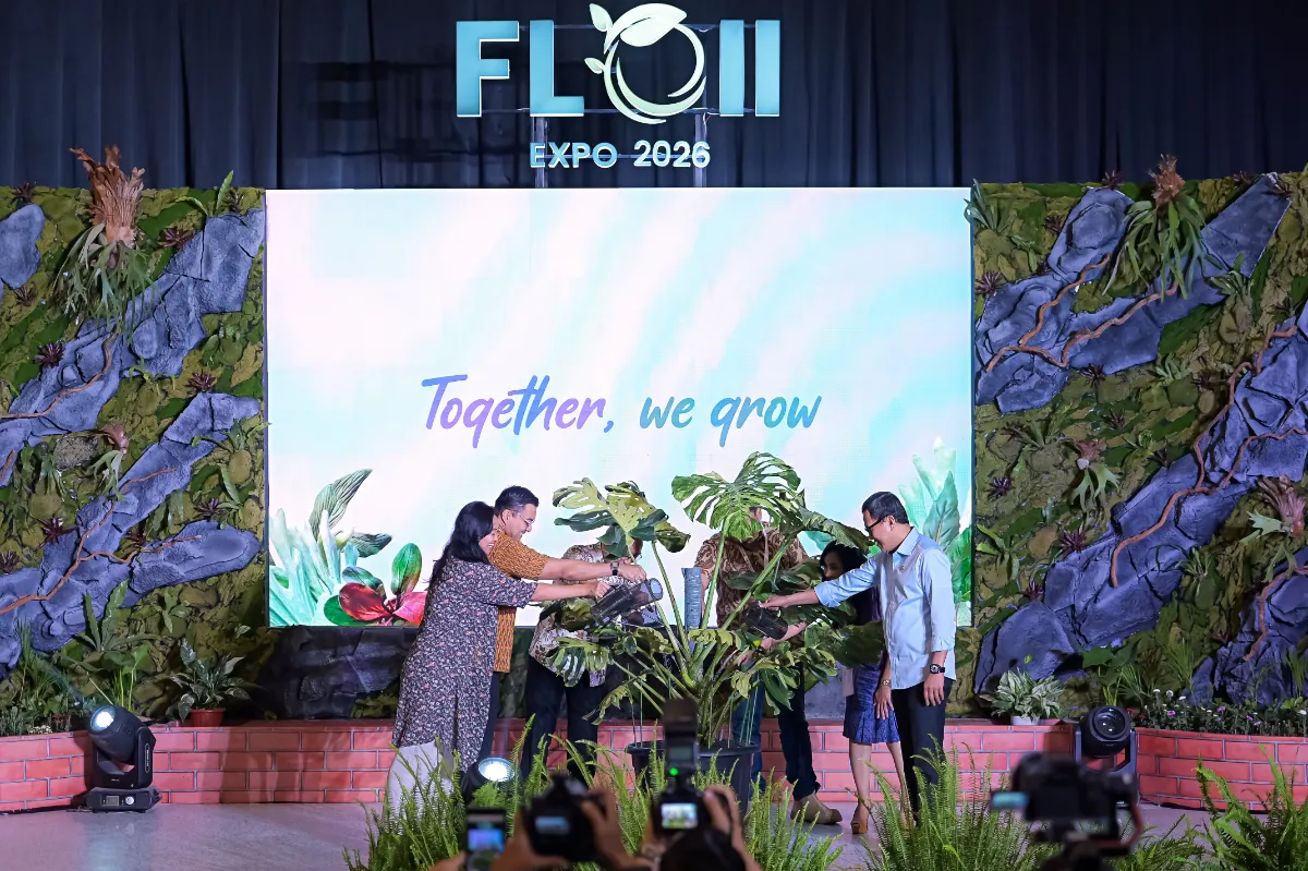 Pembukaan pameran FLOII Expo 2026 yang mengusung tema