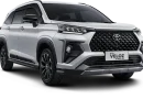 Konsep visual teknologi kendaraan hybrid modern dengan pencahayaan sinematik
