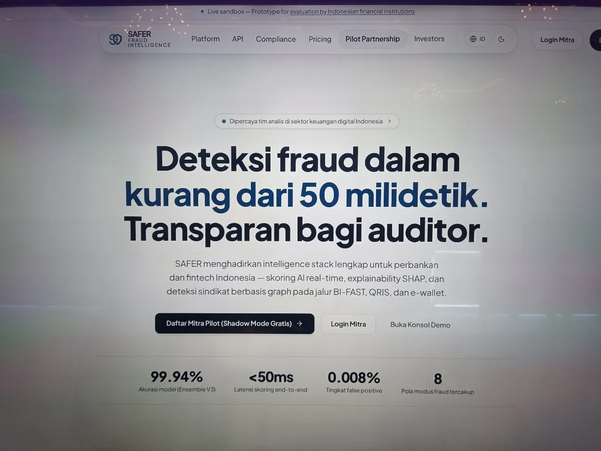 Ilustrasi sistem deteksi penipuan untuk Stapo.id