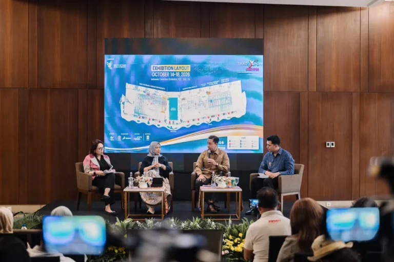 Ilustrasi perdagangan internasional dan diplomasi ekspor