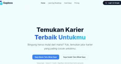 Kompas dan diagram pemetaan karier di atas meja kayu